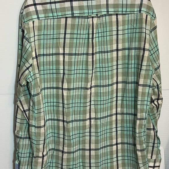 J L POWELL MEN’S SHIRT LONG SLEEVE COTTON BUTTON DOWN SHIRT SIZE MEDIUM - Picture 8 of 15